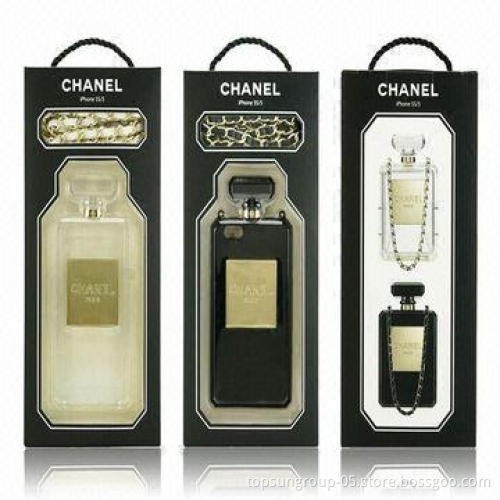 Channel TPU perfume bottle shaped phone case for iPhone 4/5, Samsung